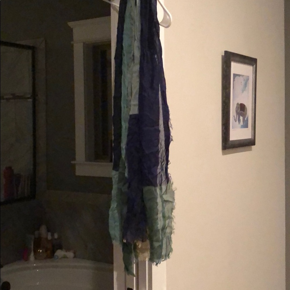 Sheer, multi-color scarf